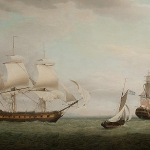 convict transport Pitt in two views