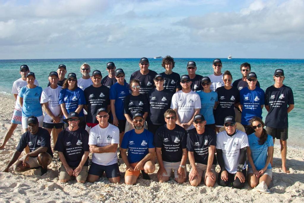 The Royal Charlotte expedition survey team and crew
