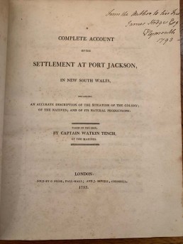 complete account of the settlement at port jackson book