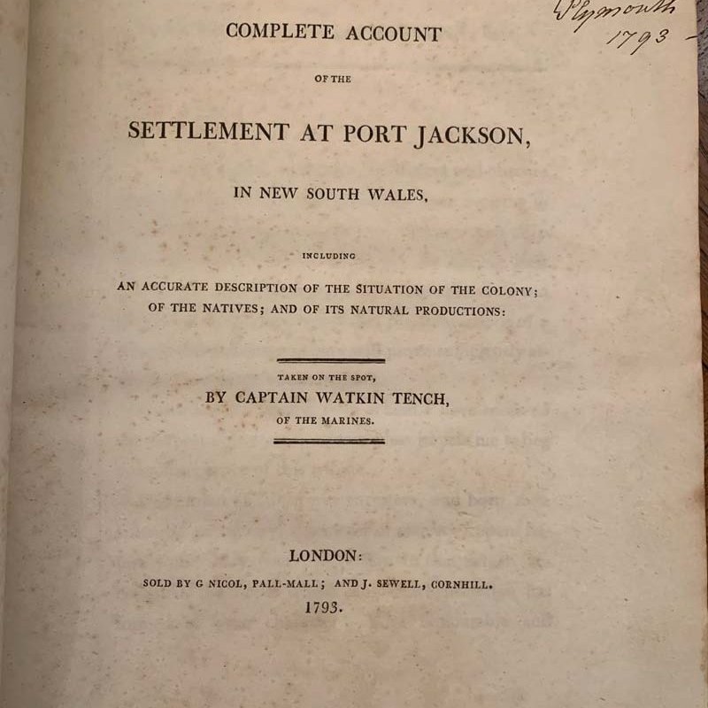 complete account of the settlement at port jackson book
