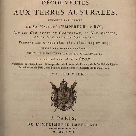 Voyage de Découvertes aux Terres Australes