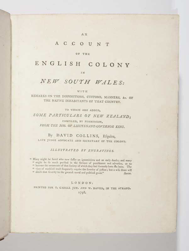 an account of the english colony in nsw vol 1