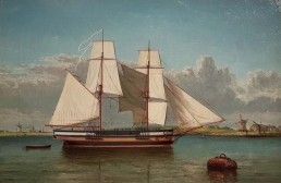 lady nelson in sydney cove or yarrow river