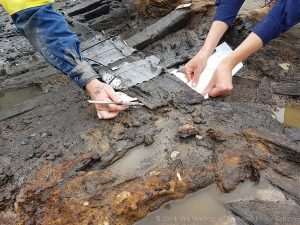 Adding supports to the wreck insitu. Image: Sydney Metro, used with permission. Image: Irini Malliaros/Silentworld Foundation for Sydney Metro, used with permission.
