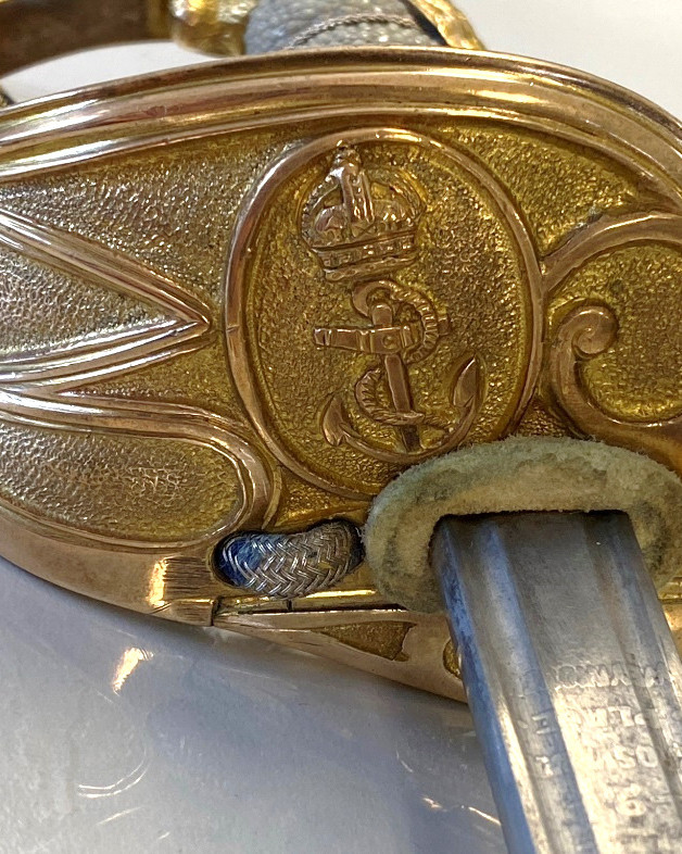 Figure 6: After Treatment, Sword handle. Image: Heather Berry/Silentworld Foundation.