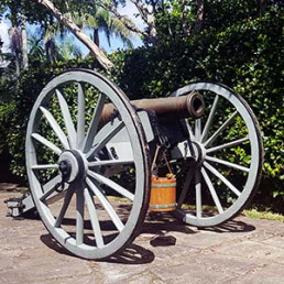 Large cannon at Silentworld