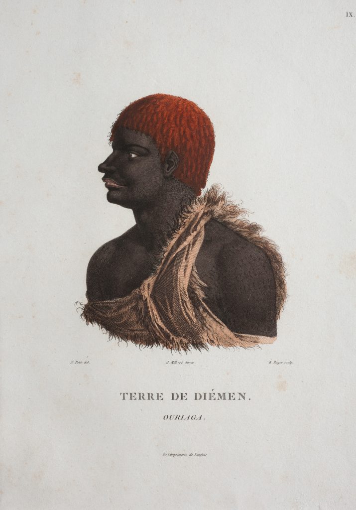 Terre de Diemen. Ouriaga (Young Tasmanian man from Bruny Island)