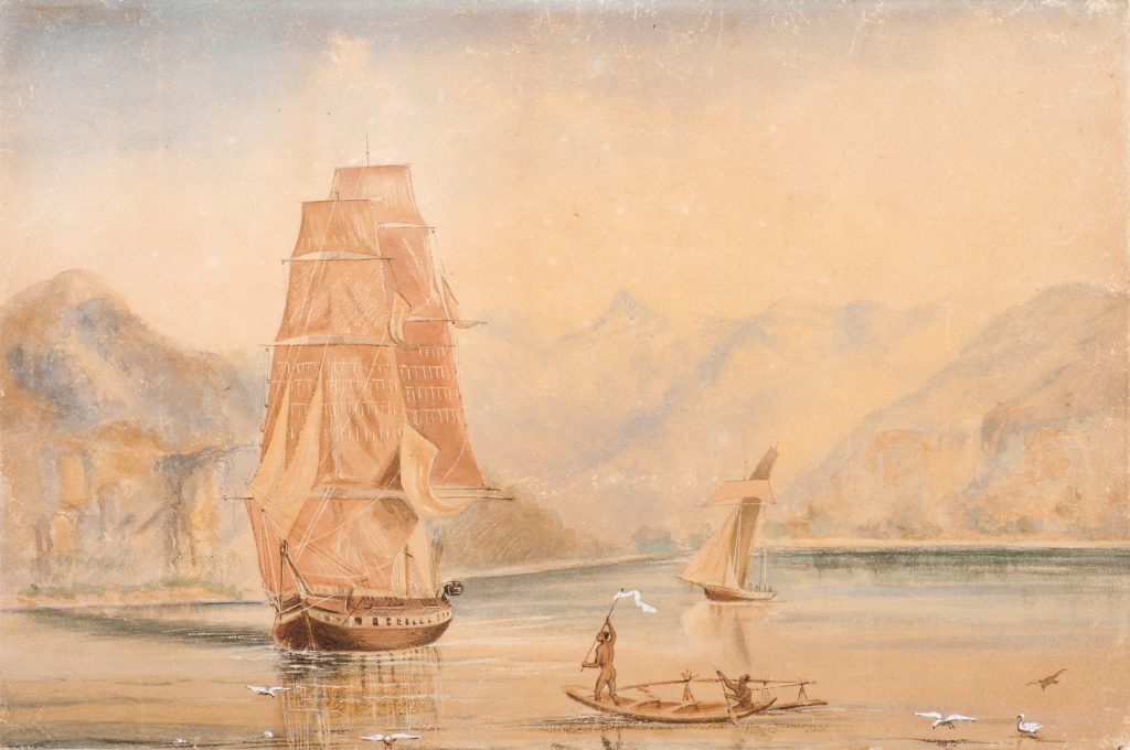 Sloop FLY and Schooner UNDINE – Dillons Bay