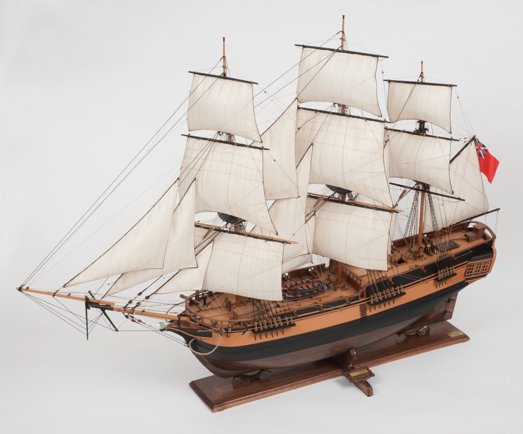 Model of the ship CATO