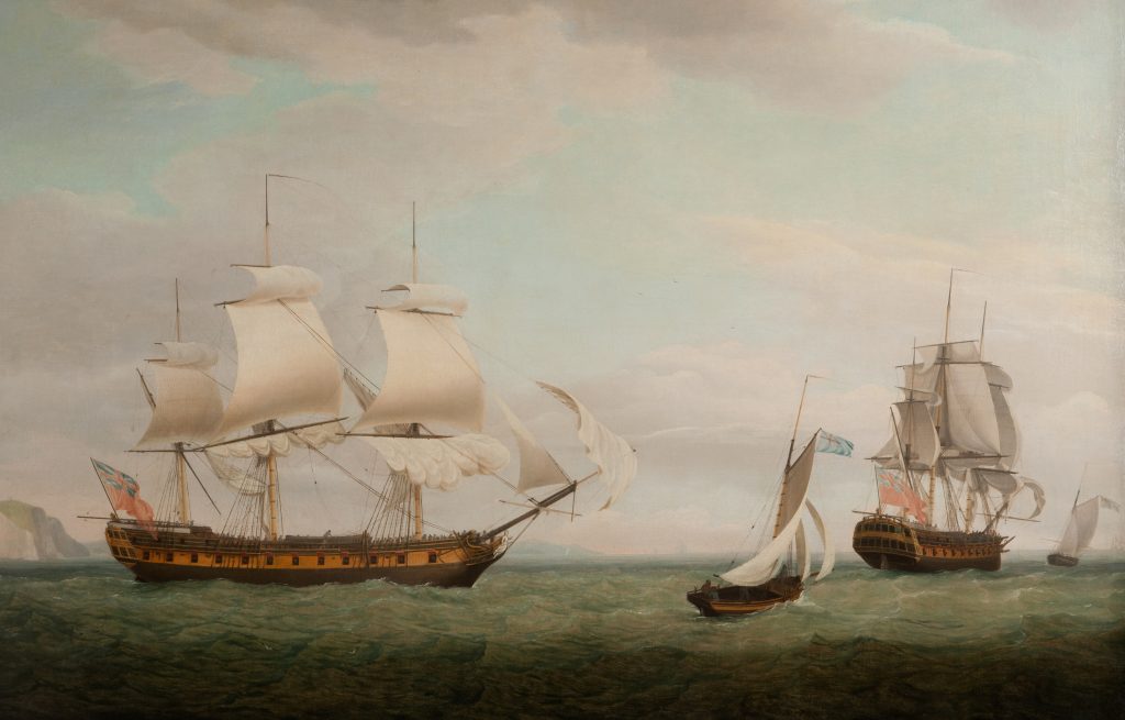 Portrait of the convict transport PITT