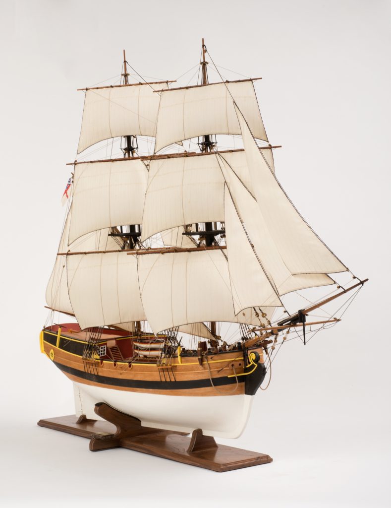 Model of the ship HMS SUPPLY