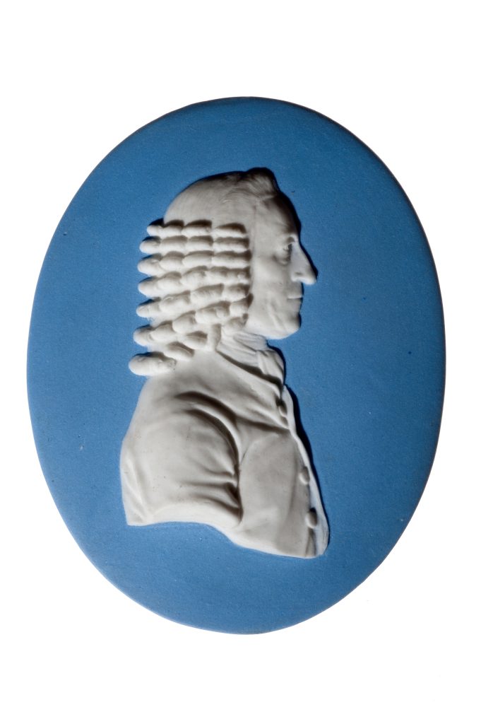 Portrait medallion of Dr John Fothergill